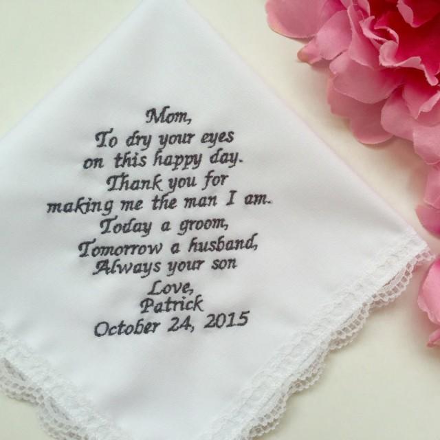 mother of the groom hankie