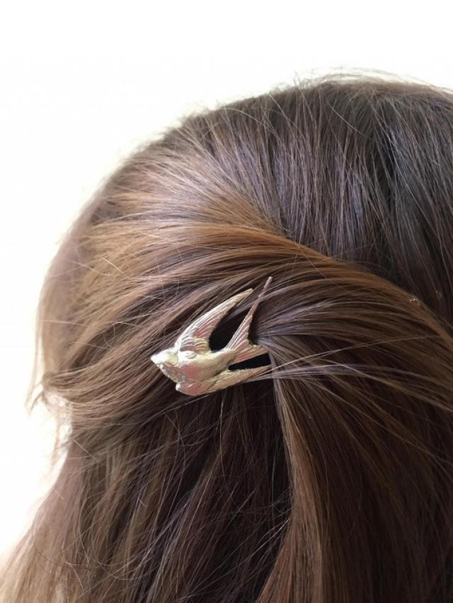 Silver Swallow Bobby Pin Bridal Hair Pin Bird Hair Clip Hair Accessory