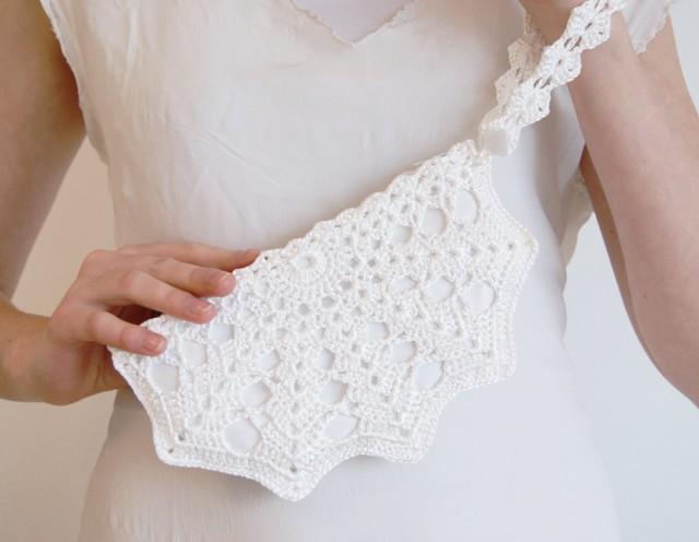 crochet bridal purse pattern