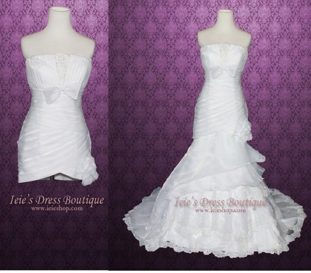 Convertible Fit And Flare Organza Tiered Wedding Dress Detachable Skirt Fy130303 2491933 Weddbook 0097