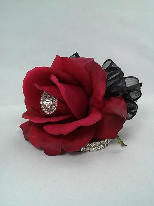 Ready To Ship CorsageWedding CorsageRed CorsageProm CorsageWrist
