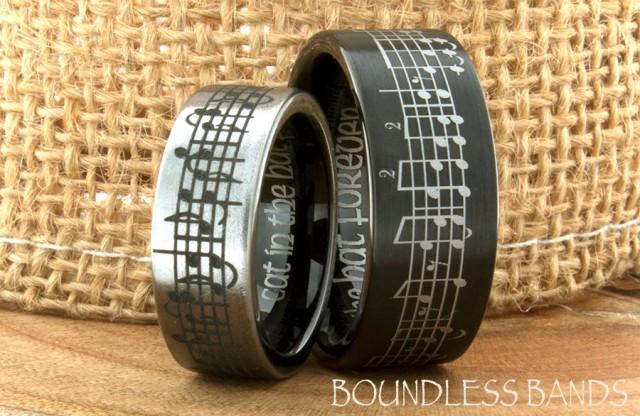 Tungsten Music Wedding Band Customized Favorite Song