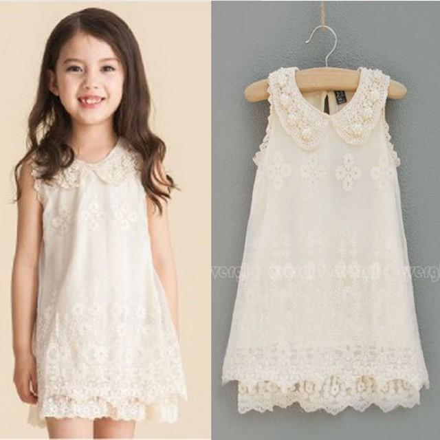 Girls Vintage Lace Dress Fashion Dresses