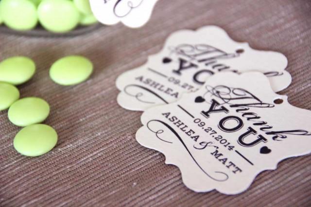 Printable Wedding Favor Tag Thank You Swing Tag Diy Printable