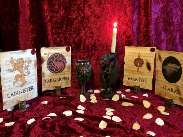 Game Of Thrones Themed Wedding Table Decor Wedding Table