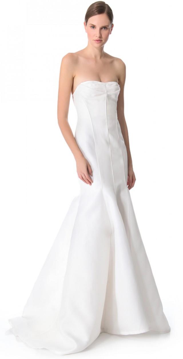 J Mendel Blanche Strapless Mermaid Gown 2497664 Weddbook