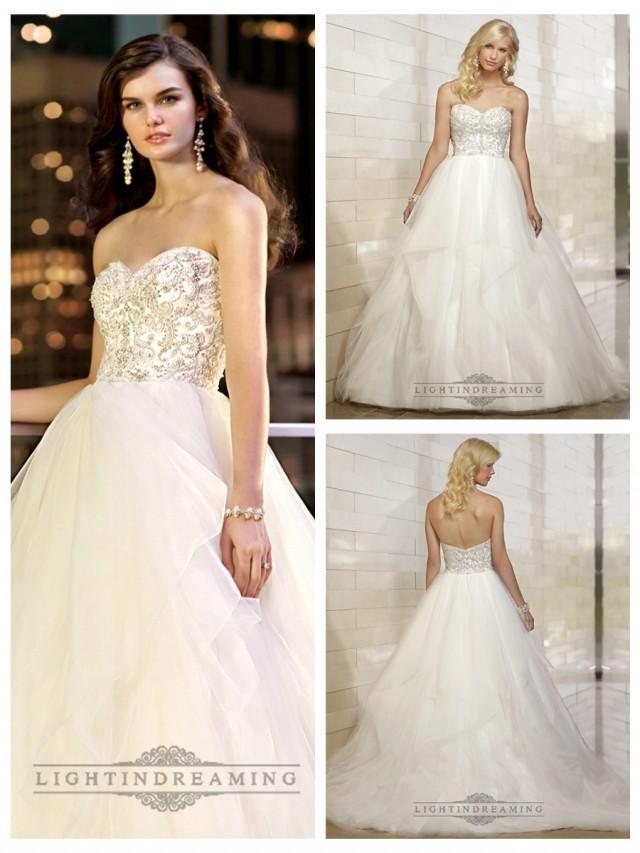 Gorgeous Sweetheart Beaded Bodice Ball Gown Wedding Dresses 2497974 Weddbook 