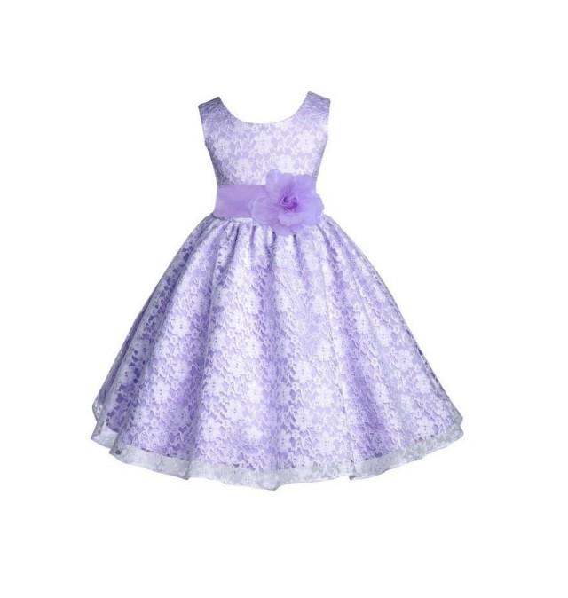 lilac toddler dress