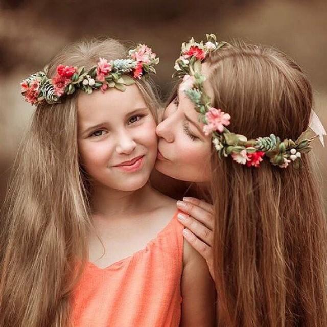 bohemian flower headpiece