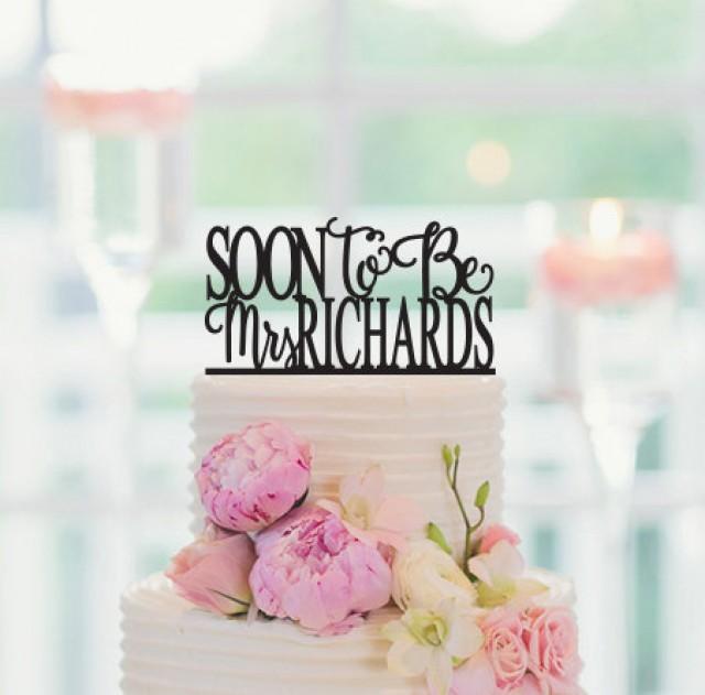 Bridal Shower Cake Topper, Bridal Shower Table Décor, Cake Topper