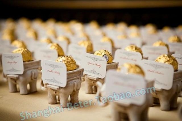 Creative Wedding Small Things India Lucky Elephant Candlestick Creative Wedding Small Things India Lucky Elephant Candlestick Favor Sz040 Banquet Seat Card Clip Candy Box 2502778 Weddbook