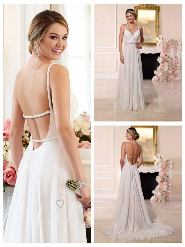 sweetheart neckline low back wedding dress