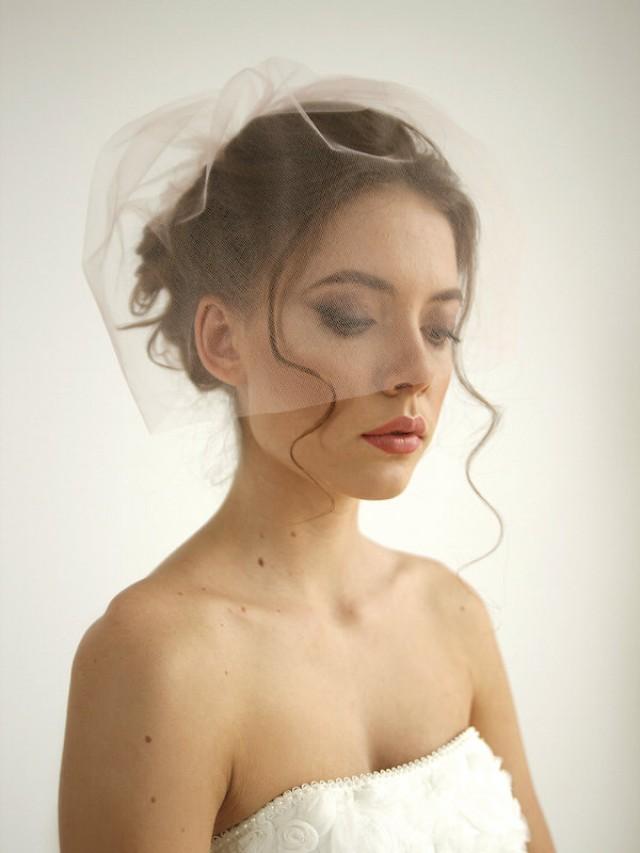 tulle birdcage veil