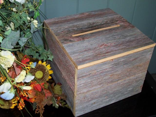 Wedding Card Box Wooden Rustic Wedding Reception Wedding