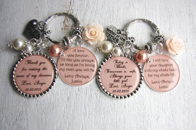 Mother of the Bride personalised photo keyring 