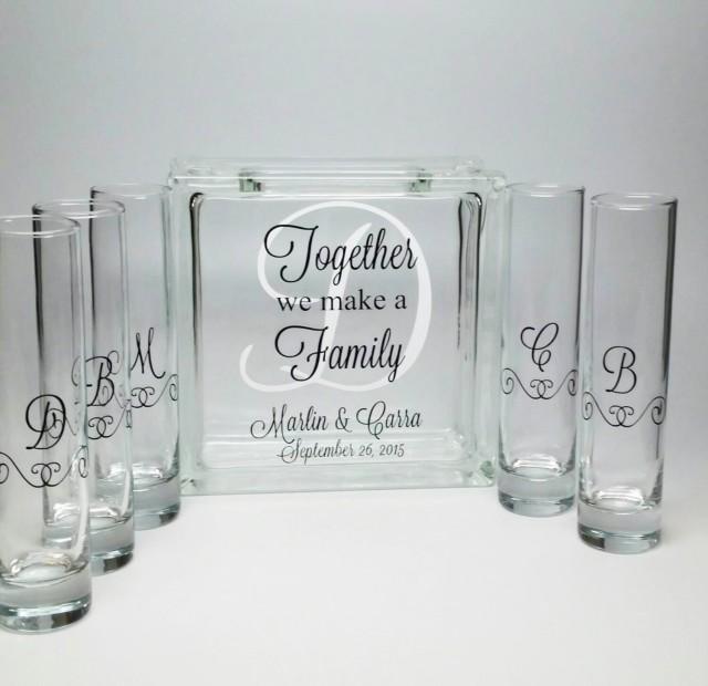 Blended Family Sand Ceremony Set Unity Candle Alternative Together