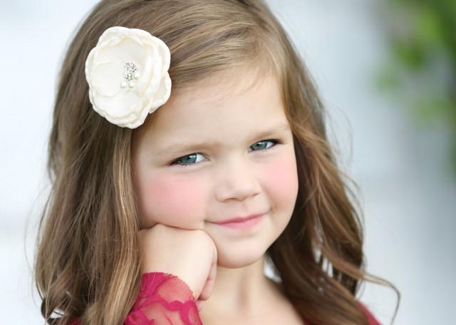 kids wedding hair accessories
