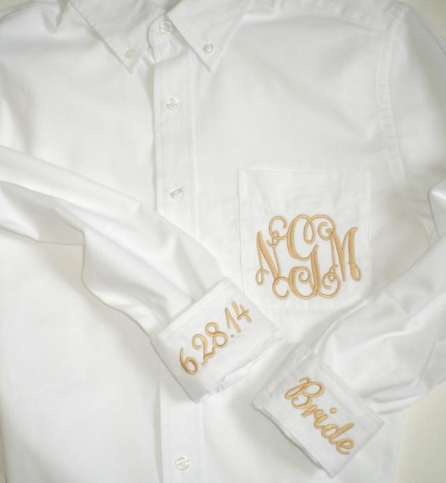 oversized monogram shirt