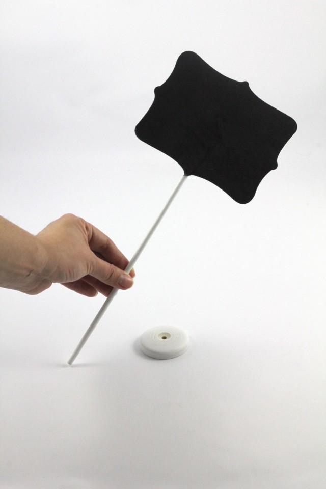 1 Big Chalkboard Stand White Color Shabby Chic Table Numbers Name Tags Black Tags Wedding Receptionsignage Buffet Props 2509668 Weddbook