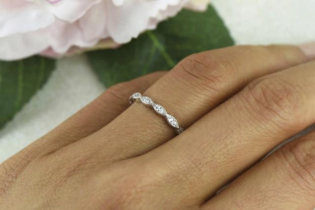 vintage style eternity rings