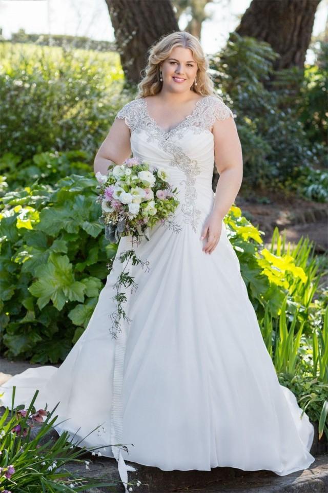 plus size 28w wedding dresses