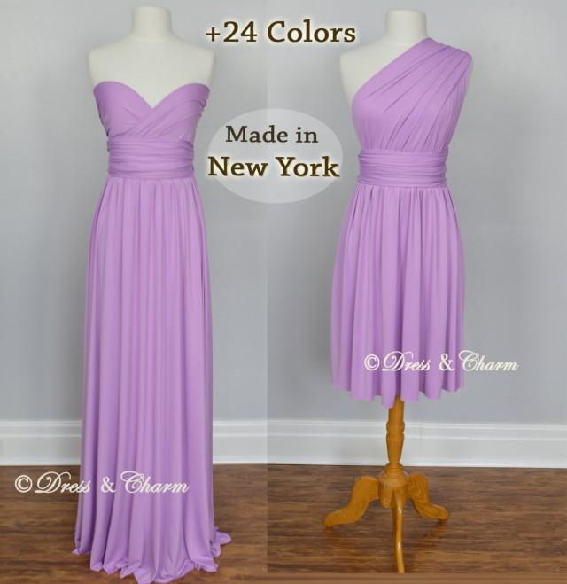 lavender multiway dress