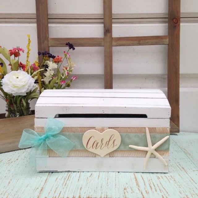 Rustic Wedding Card Box Seaside Decor Wedding Advice Box