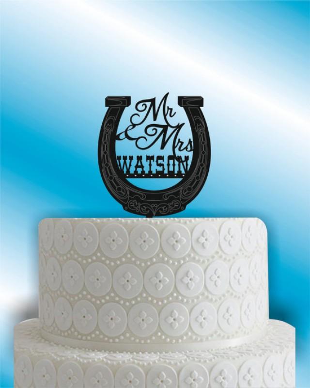 Country Wedding Cake Topper Custom Wedding Cake Topper Personalized Weddding Cake Topper 