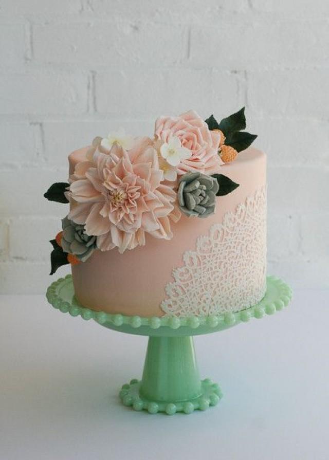 Cake The Single Tier Wedding Cake 2515562 Weddbook