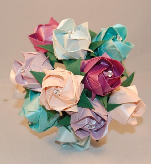 Alternative Wedding Roses Valentines Origami Roses/Paper Roses