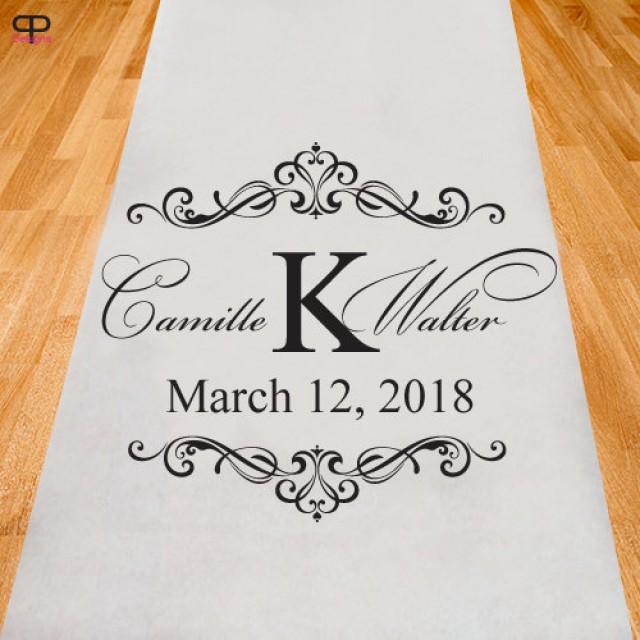 Personalized Wedding Aisle Runner Ppd Weddbook