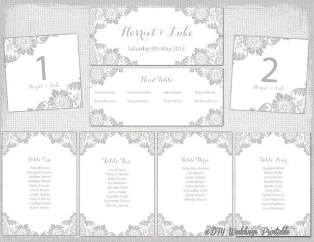 Table Seating Chart Template Word