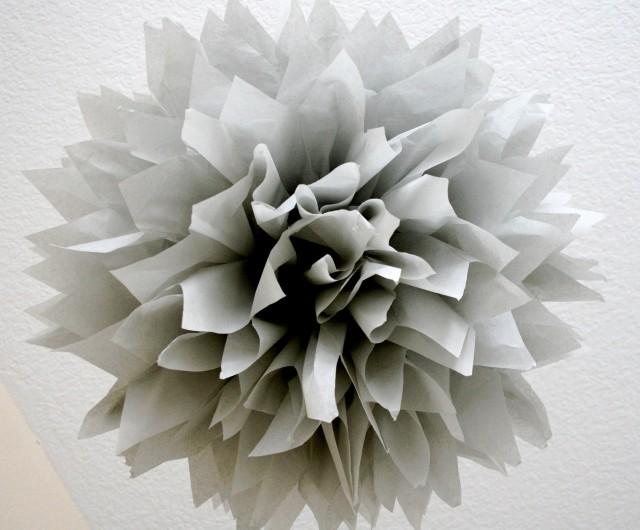 Smoke 1 Tissue Paper Pom Pom Diy Wedding Decorations