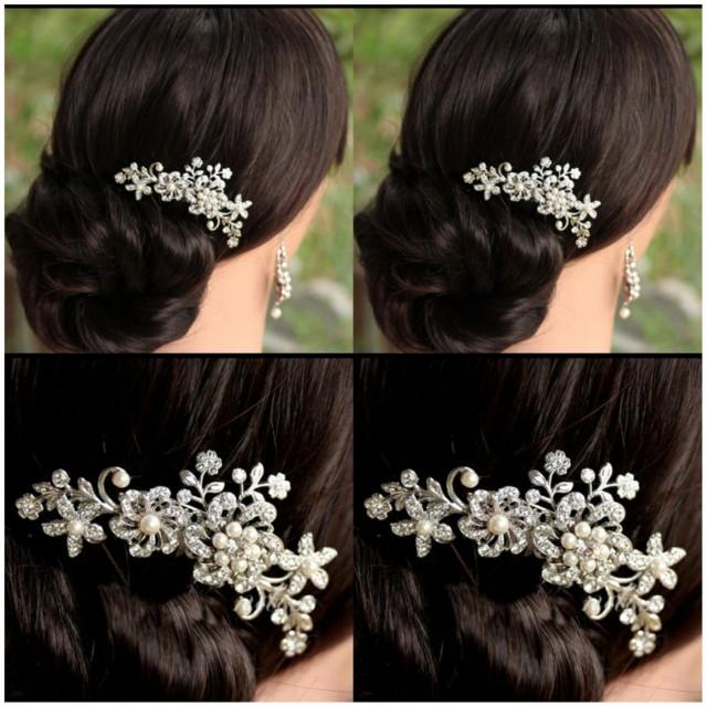 Ivory Bridal Hair Comb Bridal Hair Clip Bridal Hair Pins Hairwear Hair