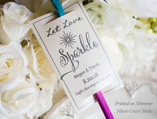 Printable Let Love Sparkle Sparkler Tags - DOWNLOAD Instantly ...