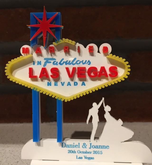 Personalised Las Vegas Wedding Cake Topper 2525082 Weddbook