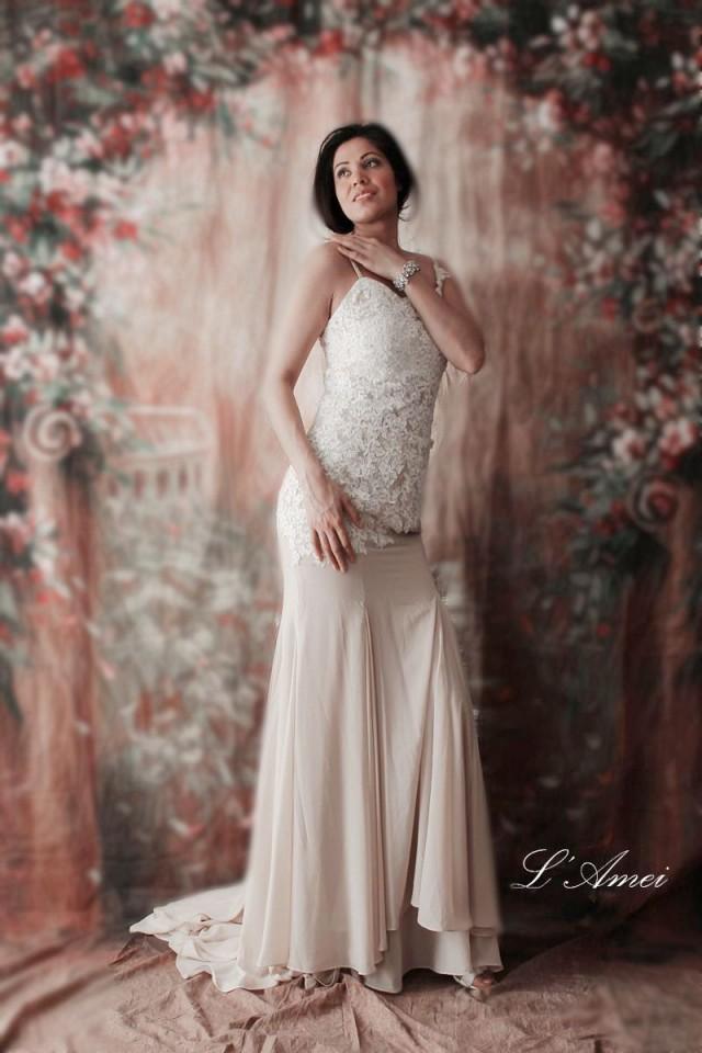 Peach flapper dress discount