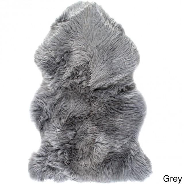 Large Grey Sheepskin Rug Single Pelt 2 X 3 SevenHills 2526302 Weddbook