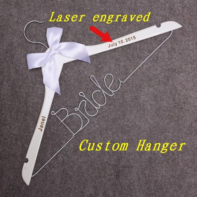 Wedding Dress Hangerbride ,Custom InitialsBest Wedding Gifts