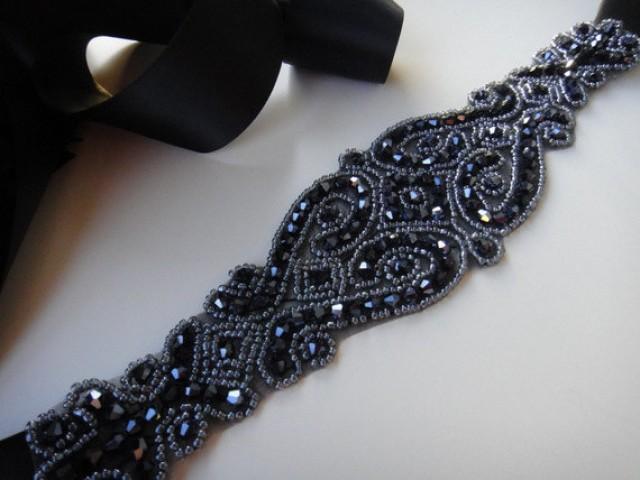 black sparkly belt