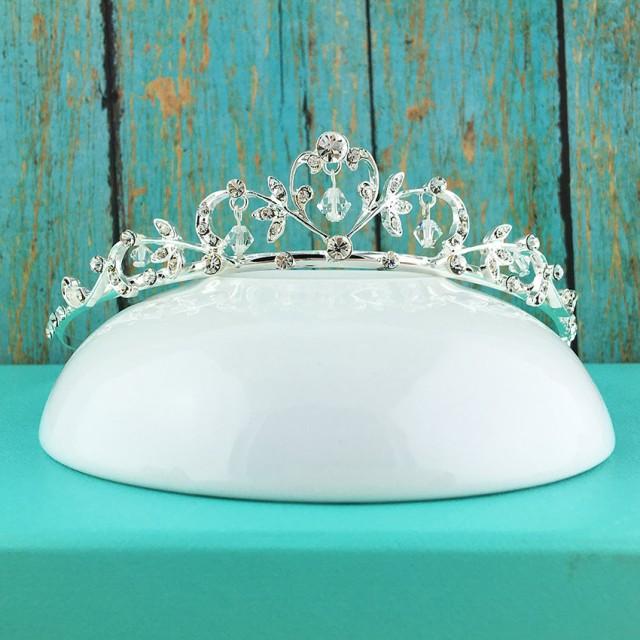 Flower Girl Tiara, Swarovski Crystal Tiara, Wedding Headpiece