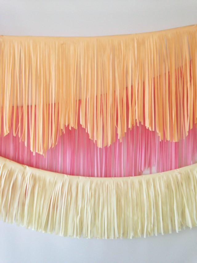 Dekor Fringe Garland Choose Your Color! 2533772 Weddbook