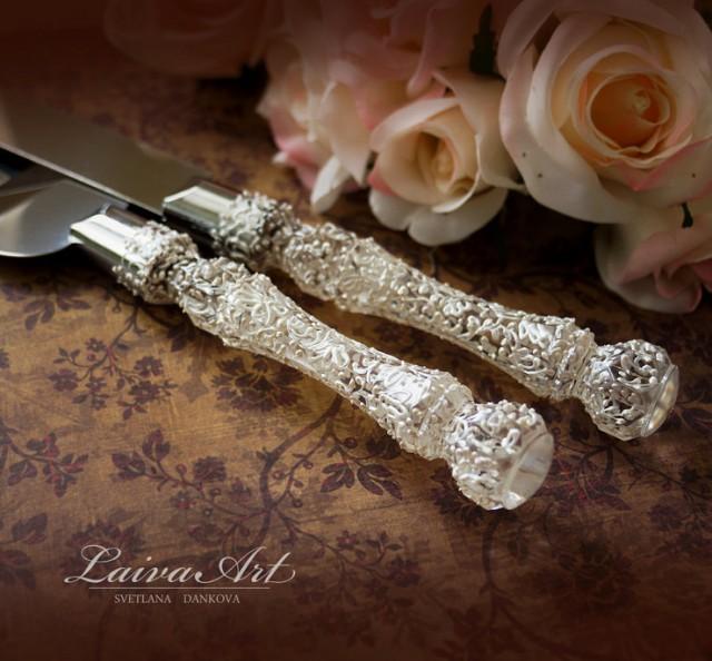 Wedding Cake Server Set Knife Cake Cutting Set Wedding Cake