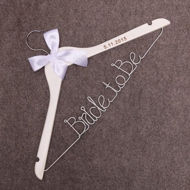 Bride To Be Mrs Hanger Personalized Wedding Hanger, Bridesmaid Gifts