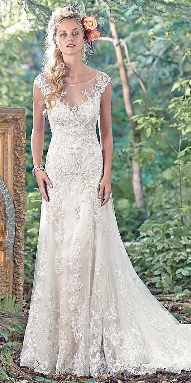 Maggie Sottero Vintage Lace Wedding Dress 2535026 Weddbook 4128