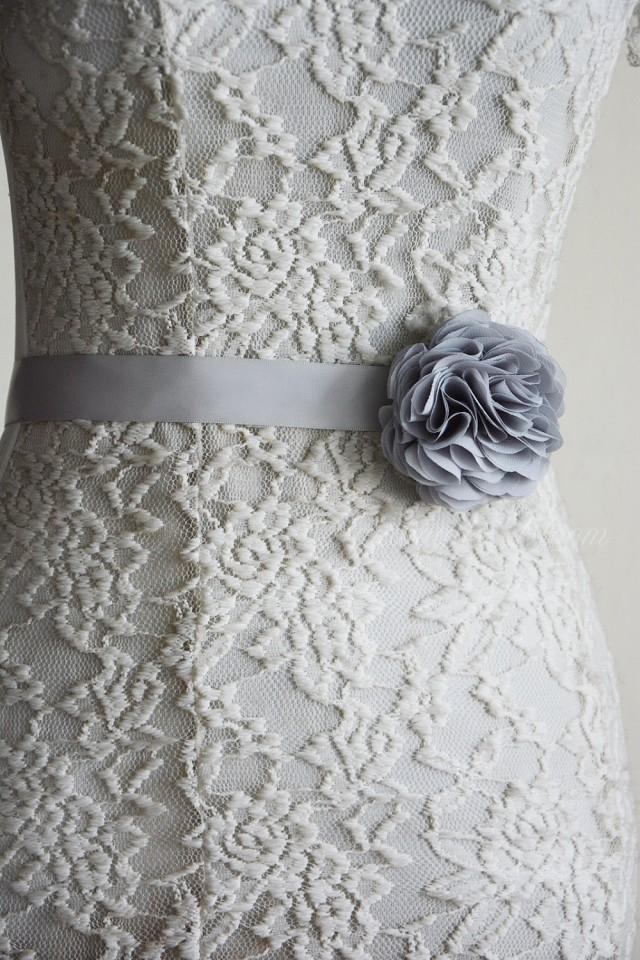 silver bridesmaid belt