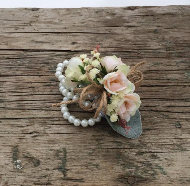 silk prom corsages