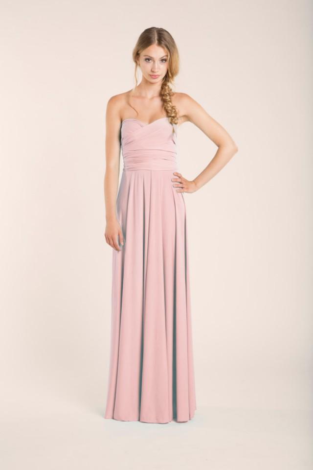 rose quartz bridesmaid dresses