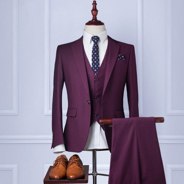 Aimicui Casual Mens Suit Jacket Harris Tweed Wool Herringbone Slim Fit Prom Tuxedos Blazer Wedding Groomsmen