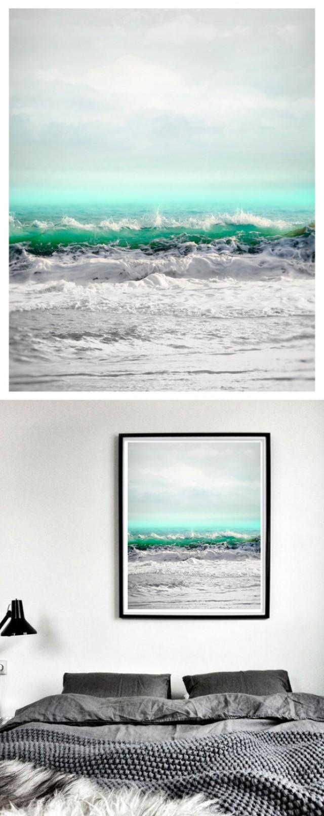 Sea Art Print, Extra Large Wall Art, Seascape Art, Oversized Ocean